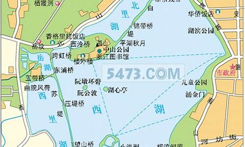 西湖景点位置图_西湖景点位置图高清